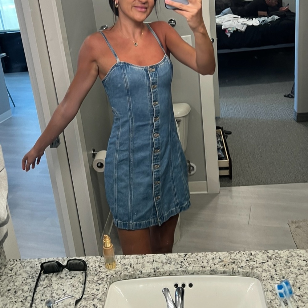 Denim dress
